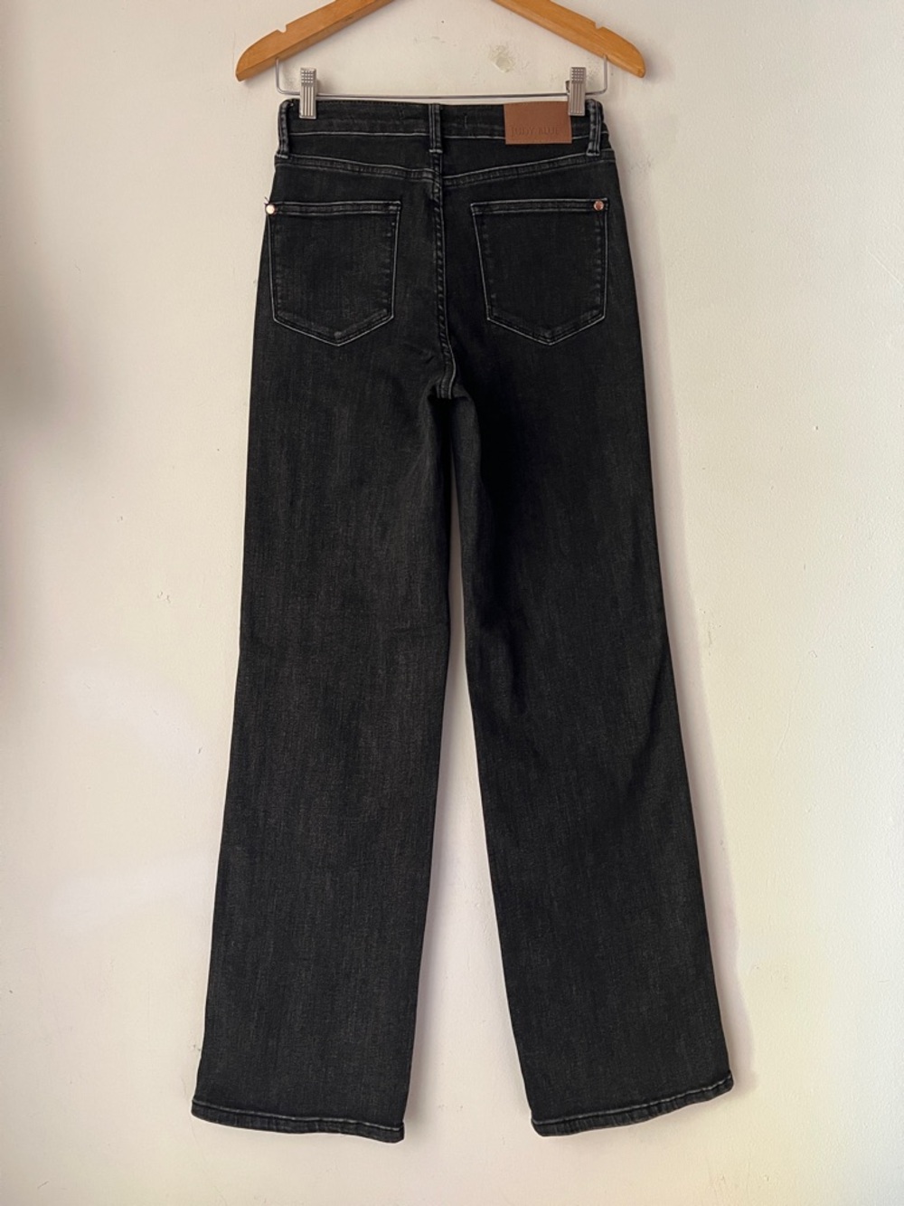 Judy Blue Black High Rise Straight Leg Jeans Sz 5/27 - Picture 2 of 12